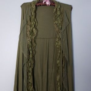 Pretty Angel Green Vest